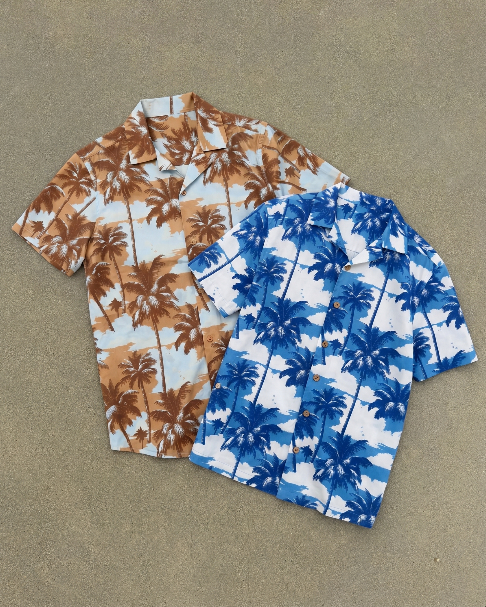 Acapulco Resort Shirt - Azure Palm
