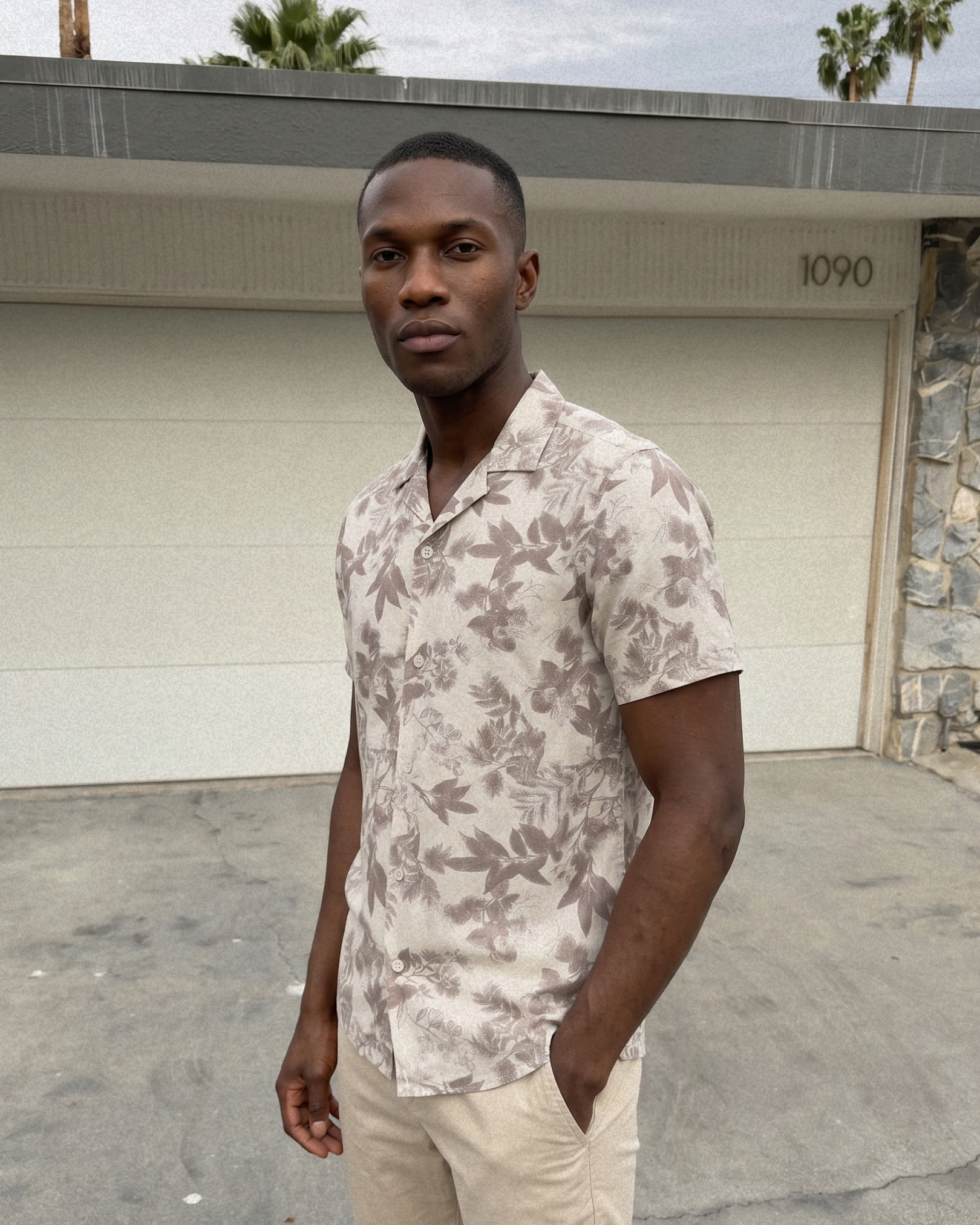 Azzurro Botanical Shirt - Forest Floral