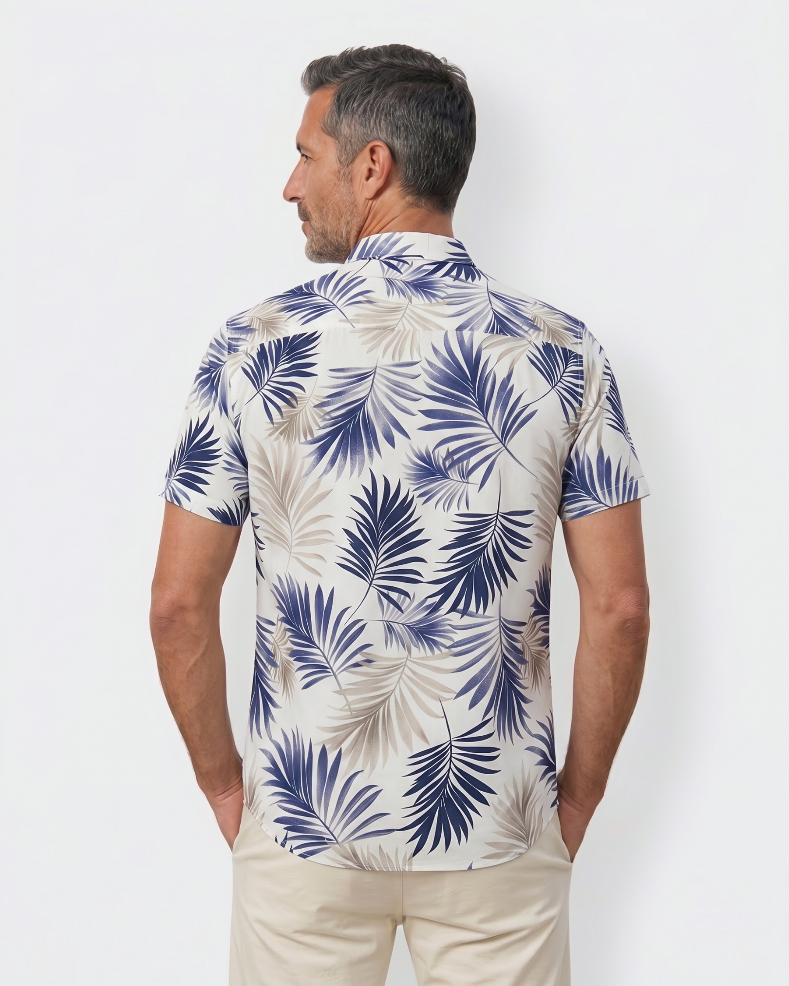 Palma Mao Shirt - Midnight Slate