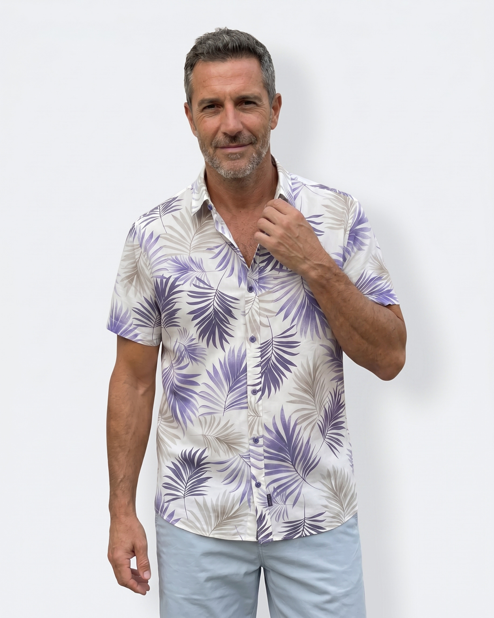 Palma Mao Shirt - Mediterranean Blue