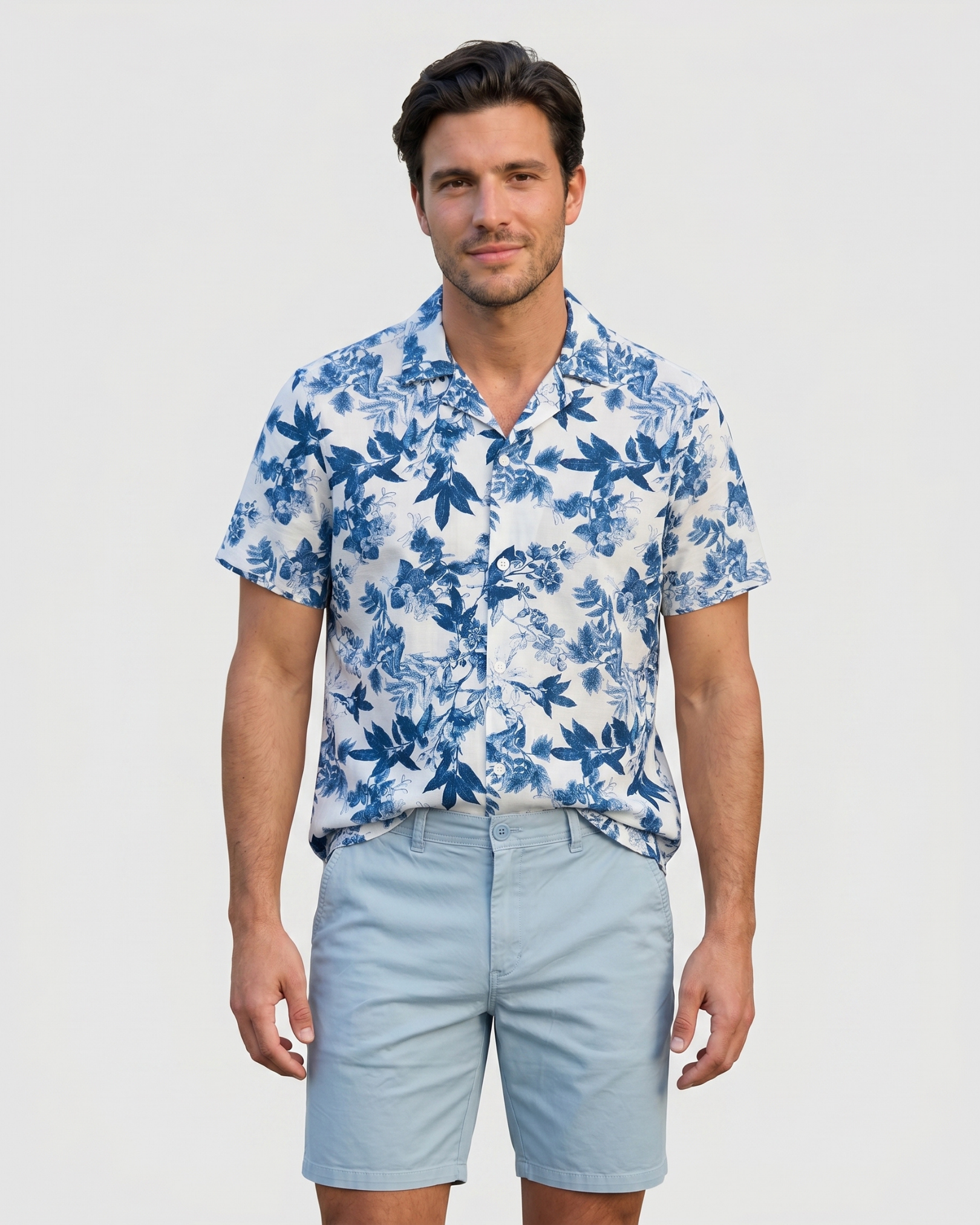 Tailored Bermuda - Coast Blue