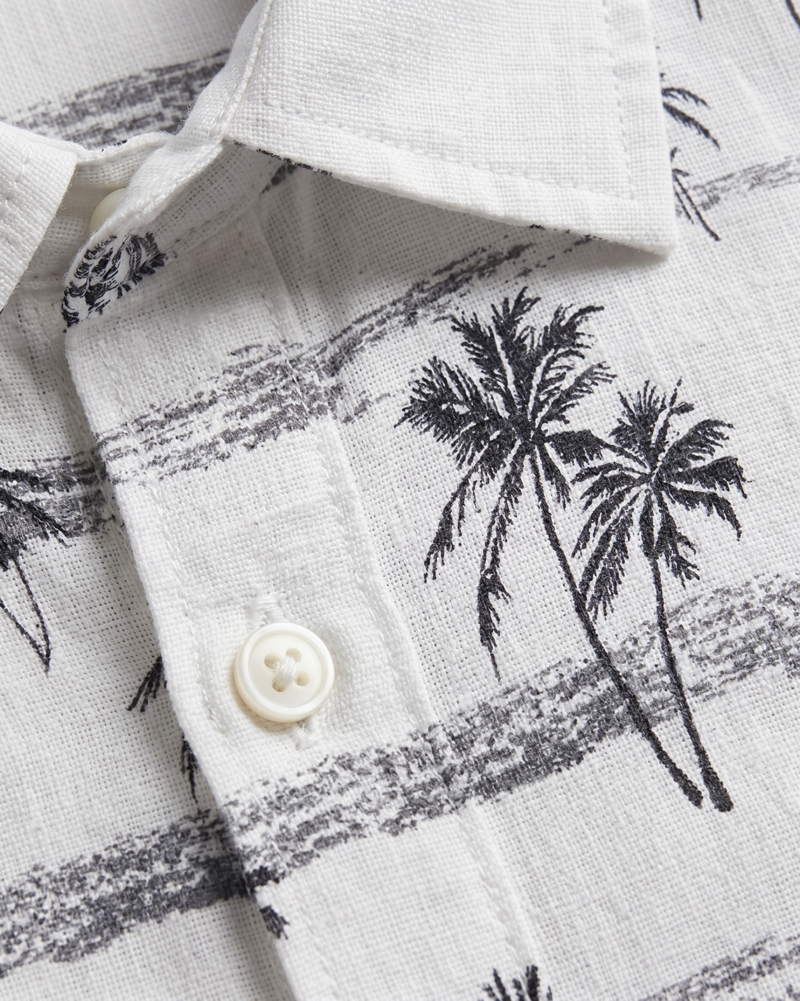 Sahara Palm Shirt - Obsidian Palm
