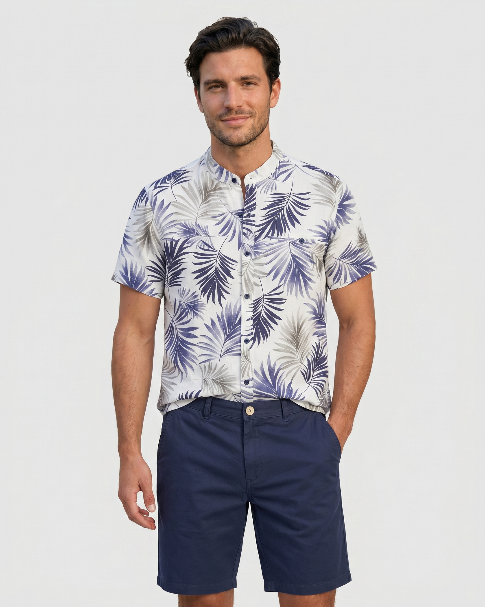 Tailored Bermuda - Deep Navy