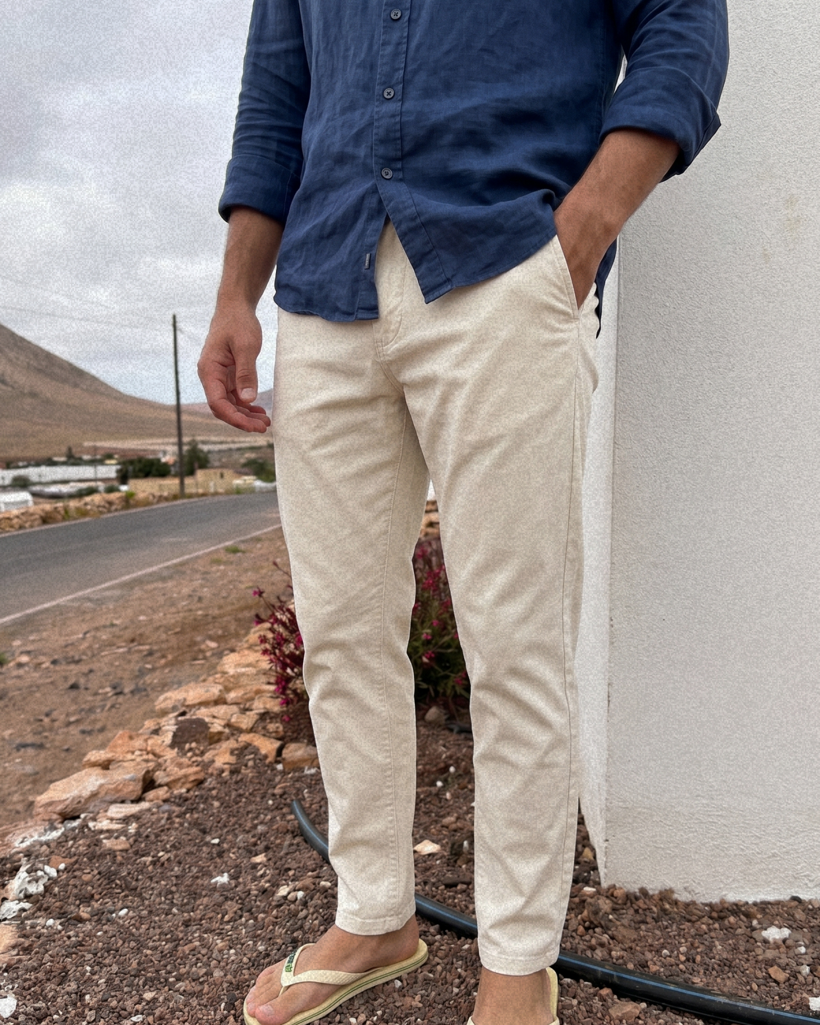The Everyday Chino - Bone White