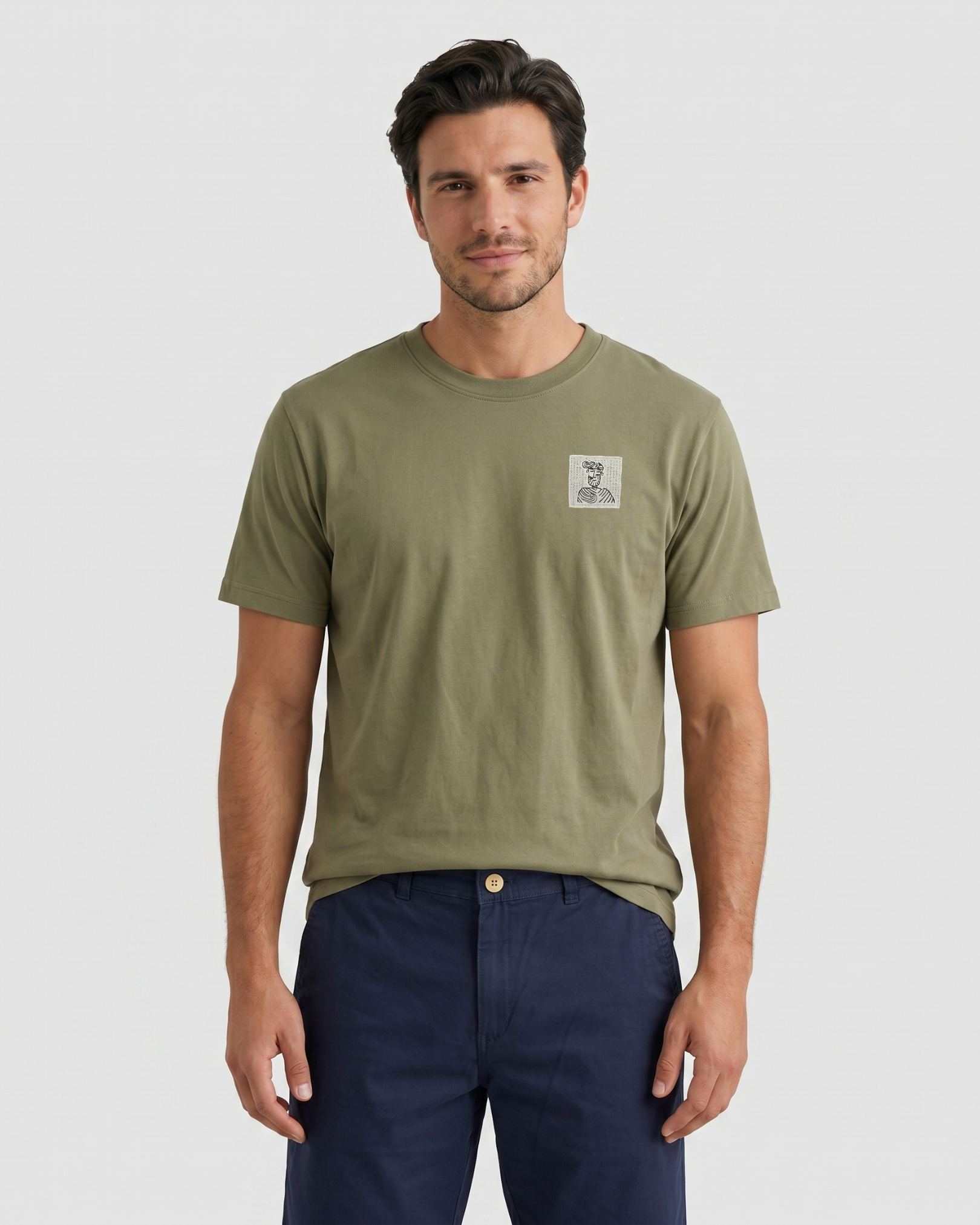 Heritage Modal Tee - Moss Green