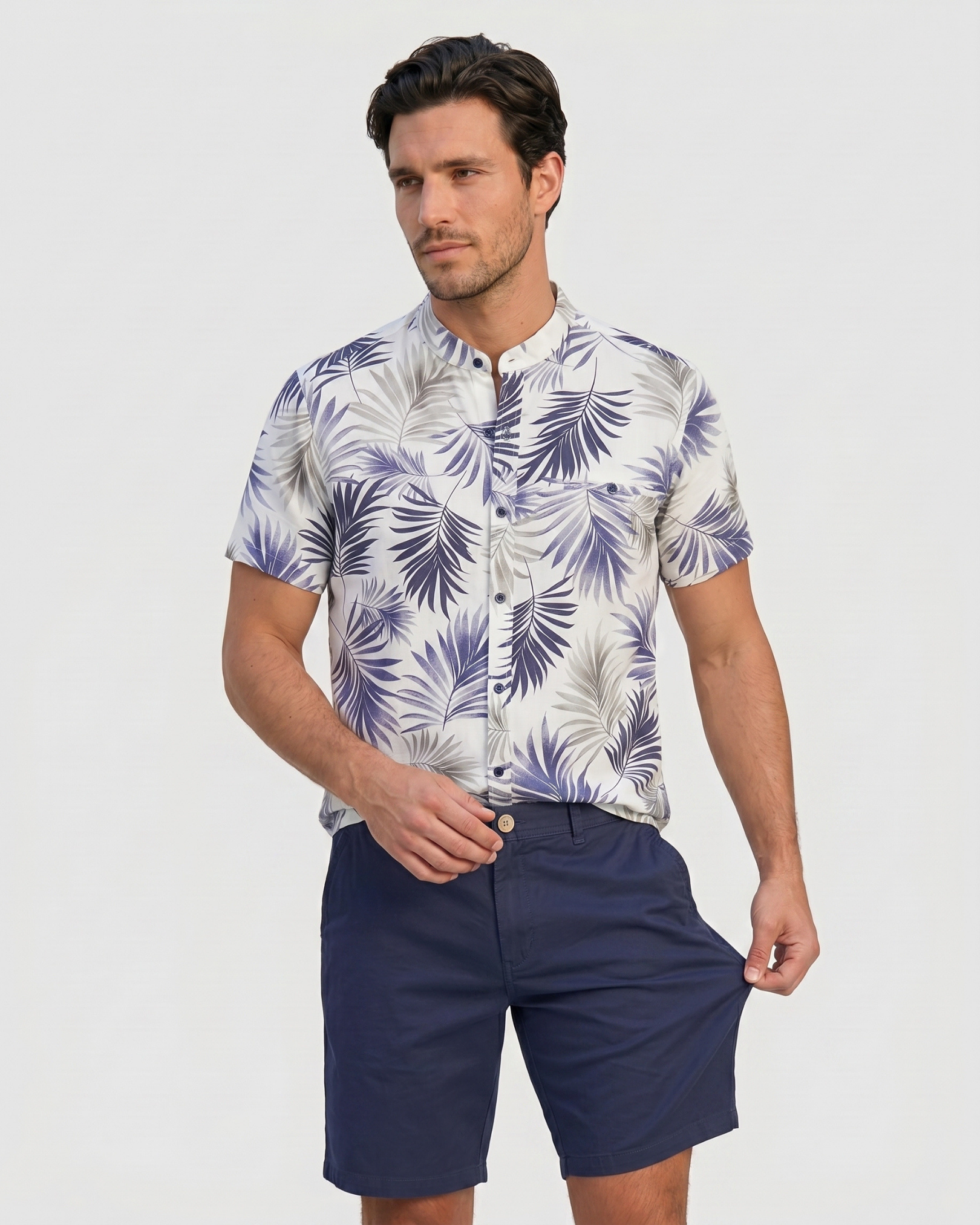 Tailored Bermuda - Deep Navy