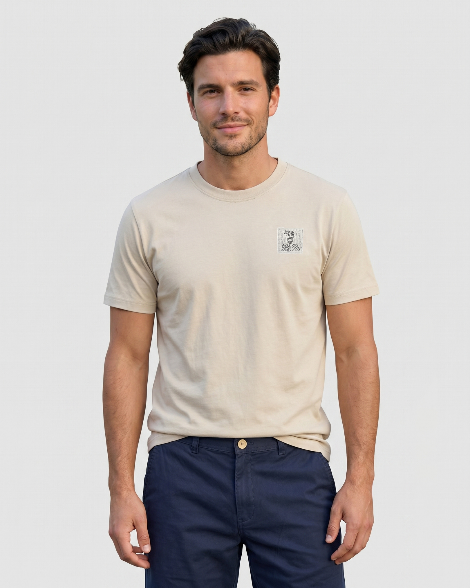 Heritage Modal Tee - Beige
