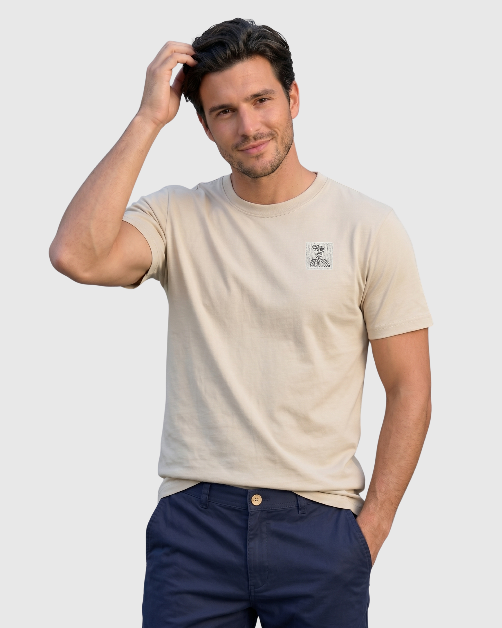 Heritage Modal Tee - Beige