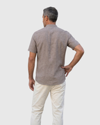 Camisa Mao Lagos - Taupe Piedra