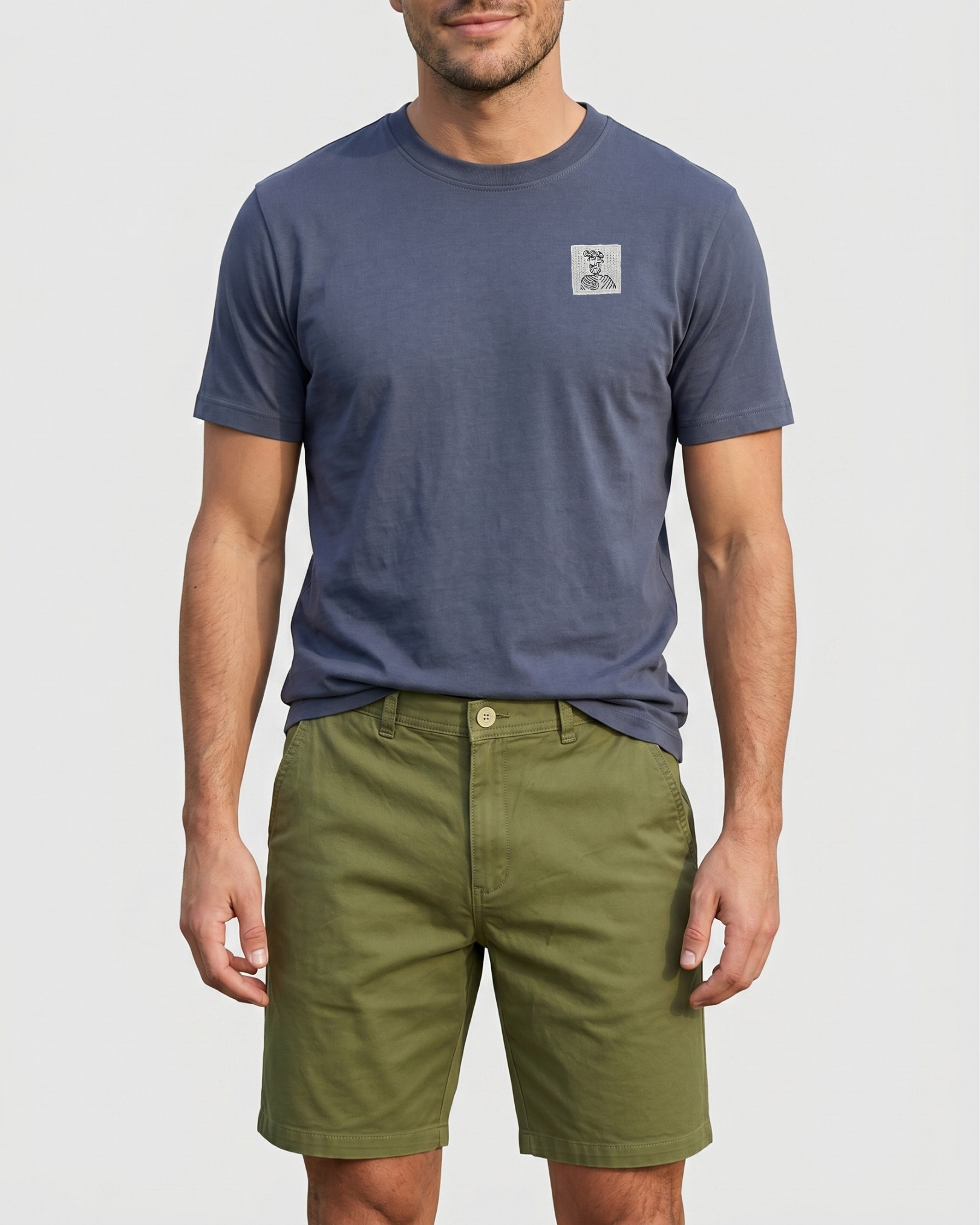 Tailored Bermuda - Moss Green