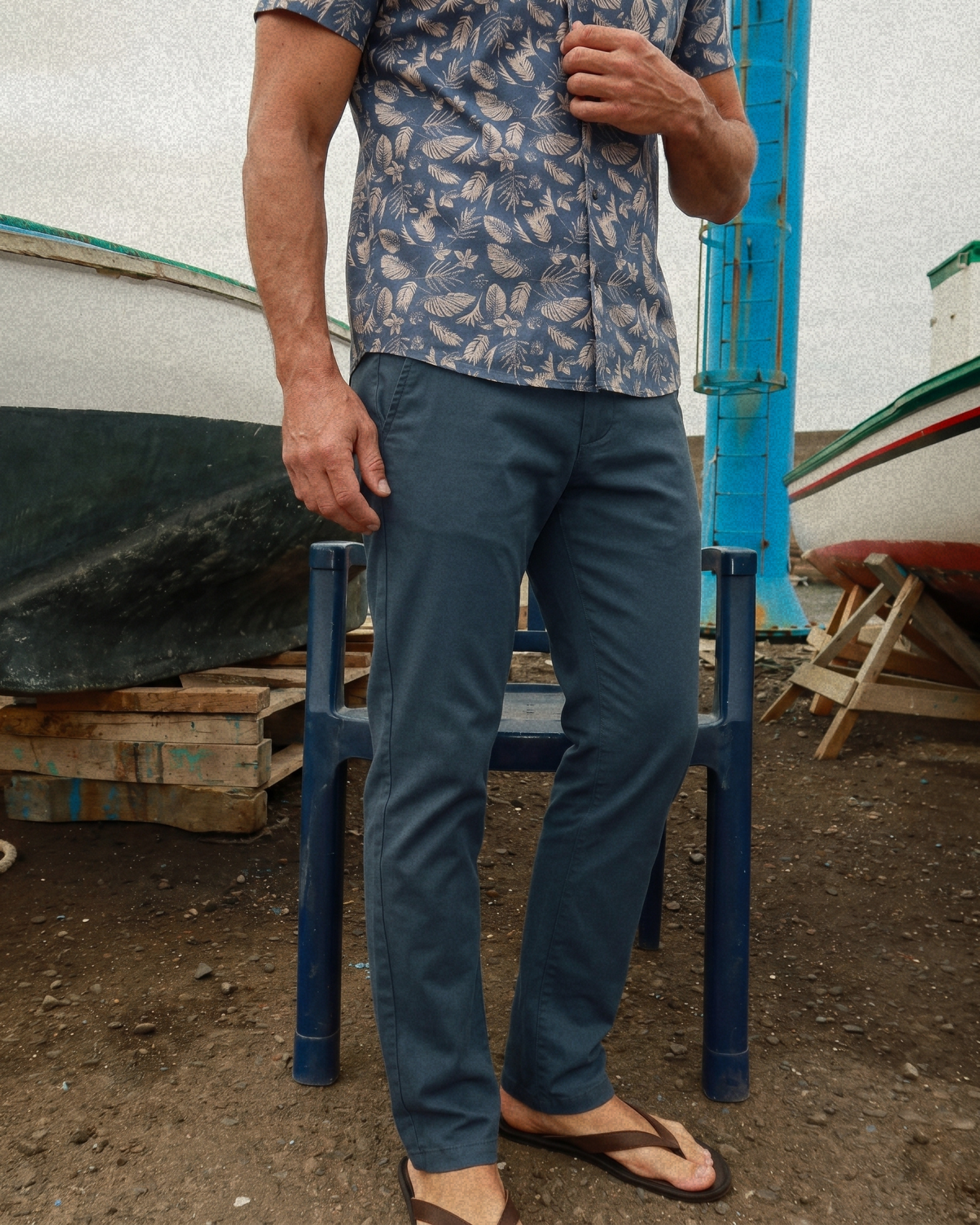 The Everyday Chino - Marine Teal