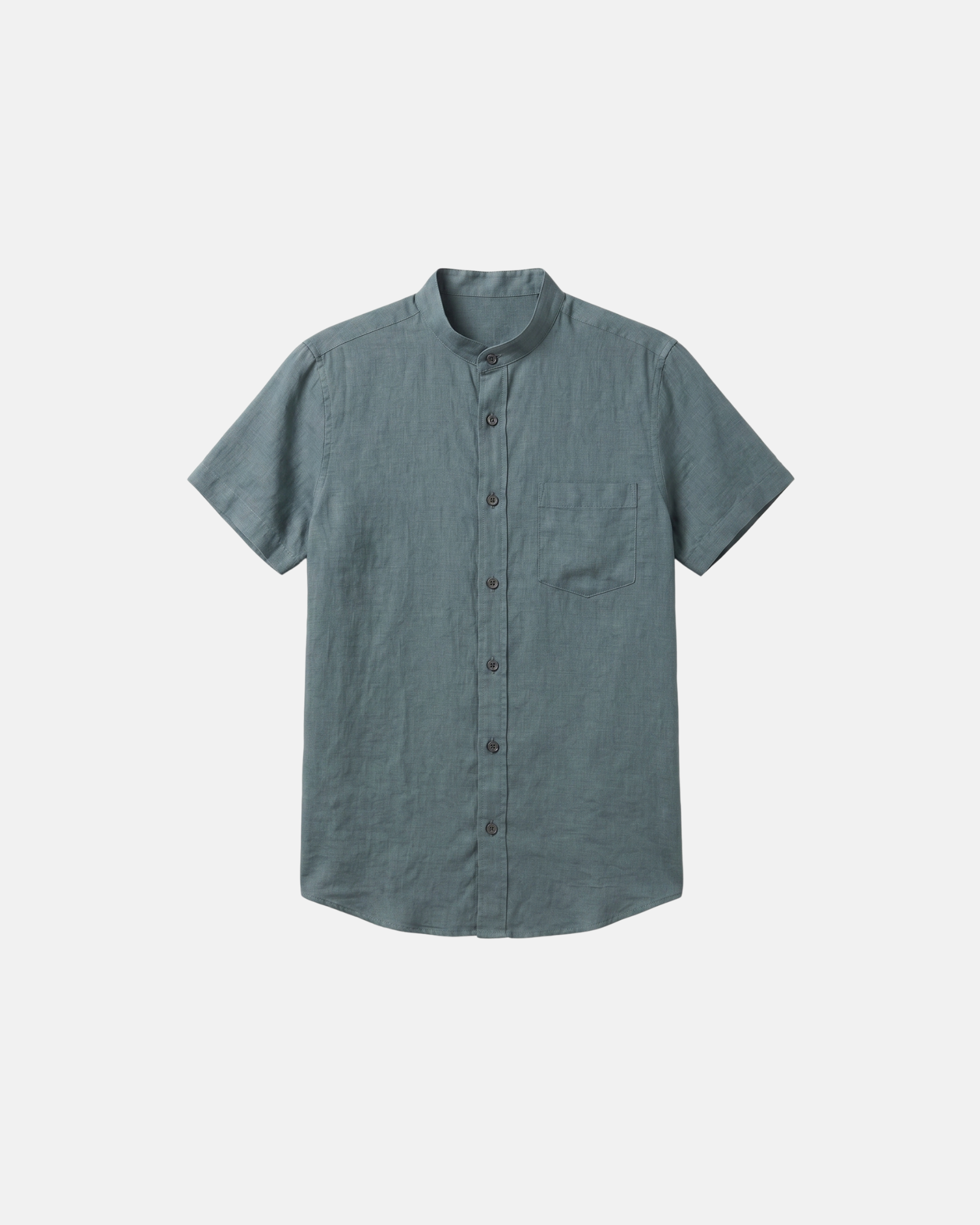 Marine Mao Shirt - Marine Teal