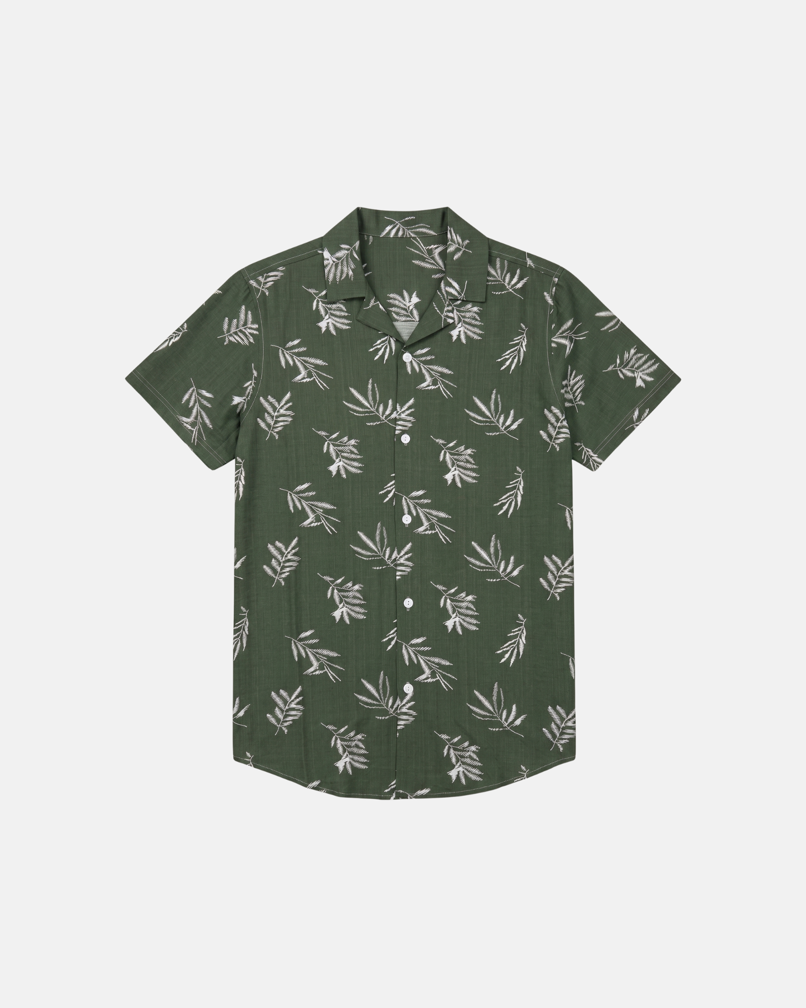 Deep Leaf Shirt - Sage Green Leaf