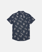 Camisa Deep Leaf - Hoja Azul Marino