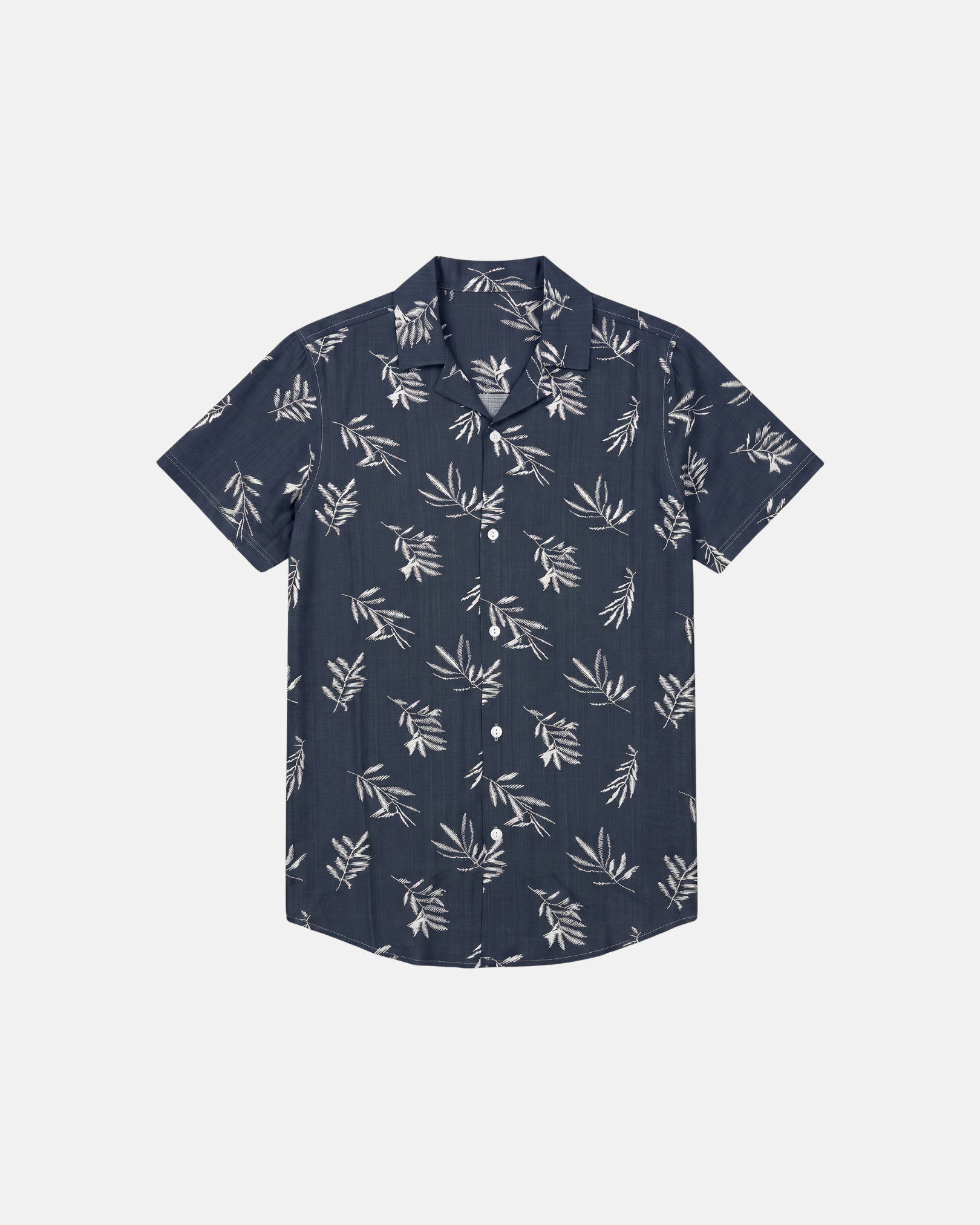 Deep Leaf Shirt - Deep Navy Leaf