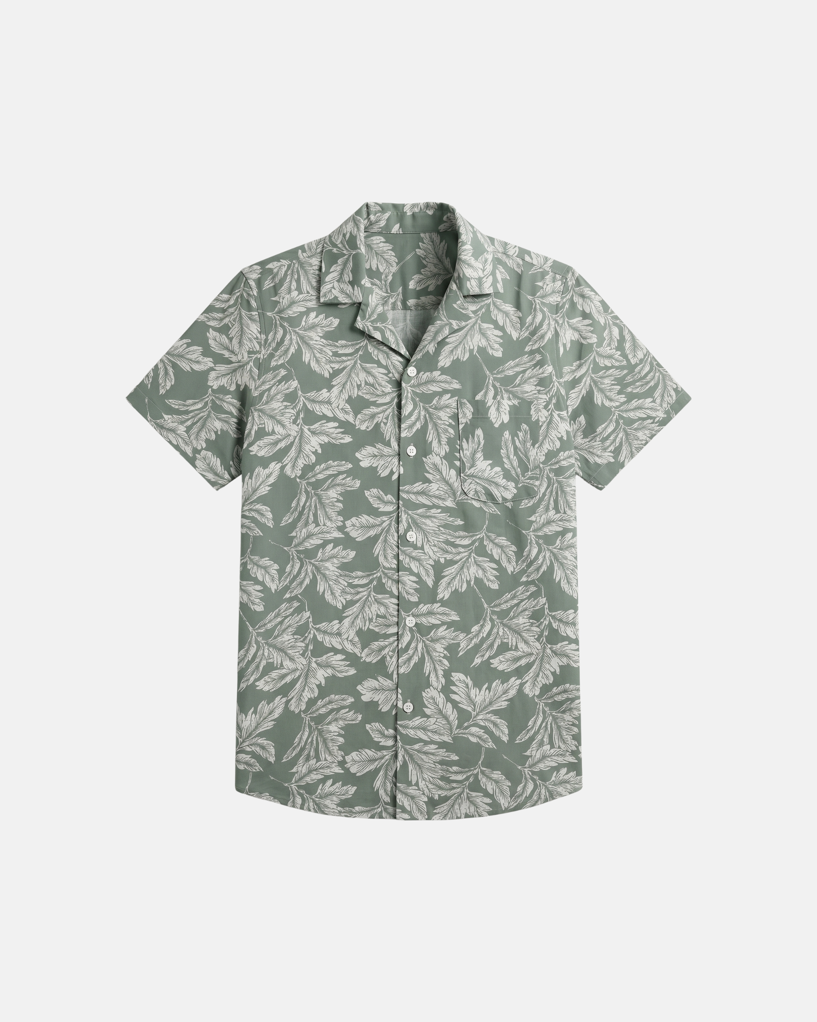 Ibizan Leaf Shirt - Sage Leaf