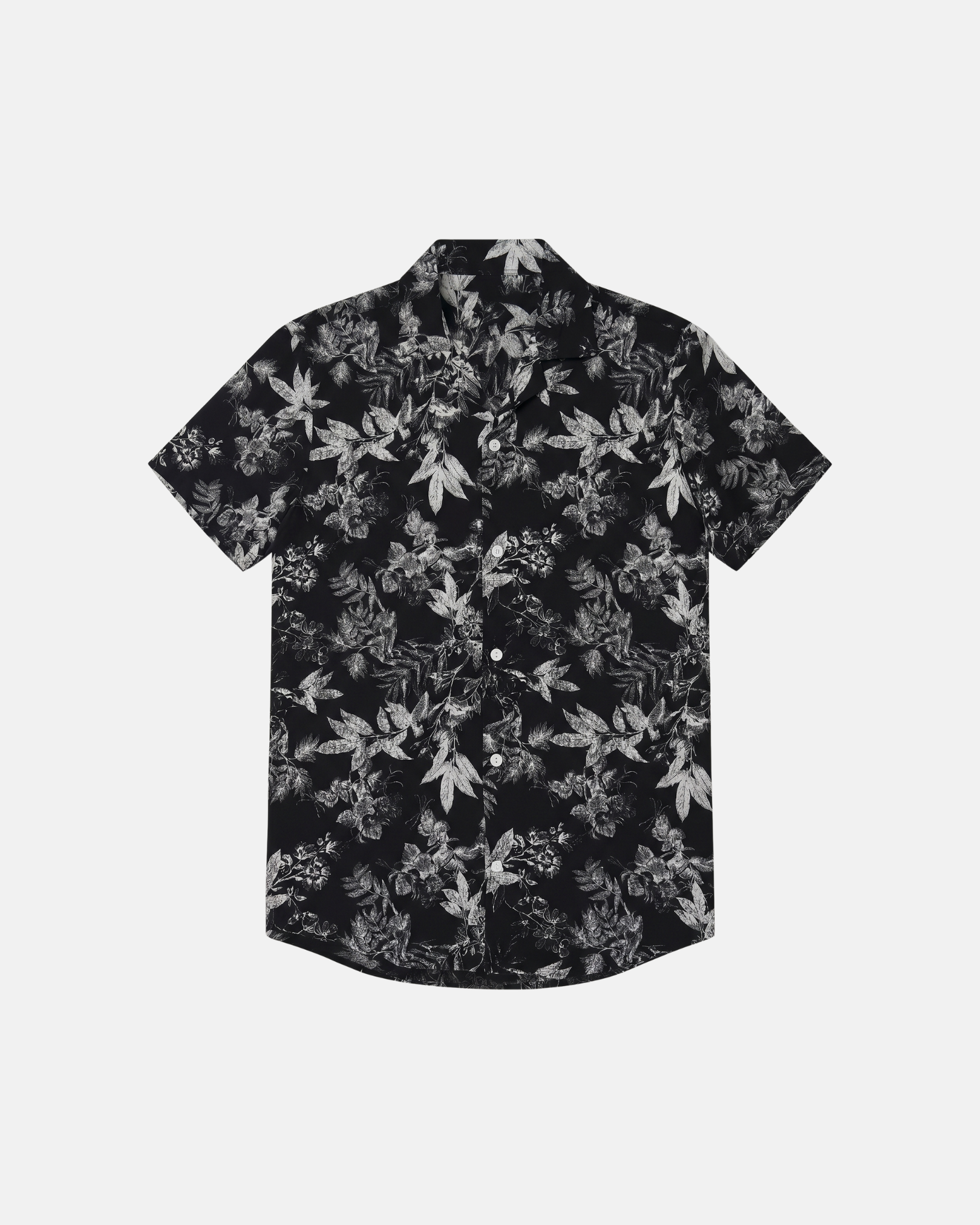 Azzurro Botanical Shirt - Midnight Botanica
