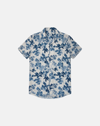Camisa Botánica Azzurro - Azul Azurro