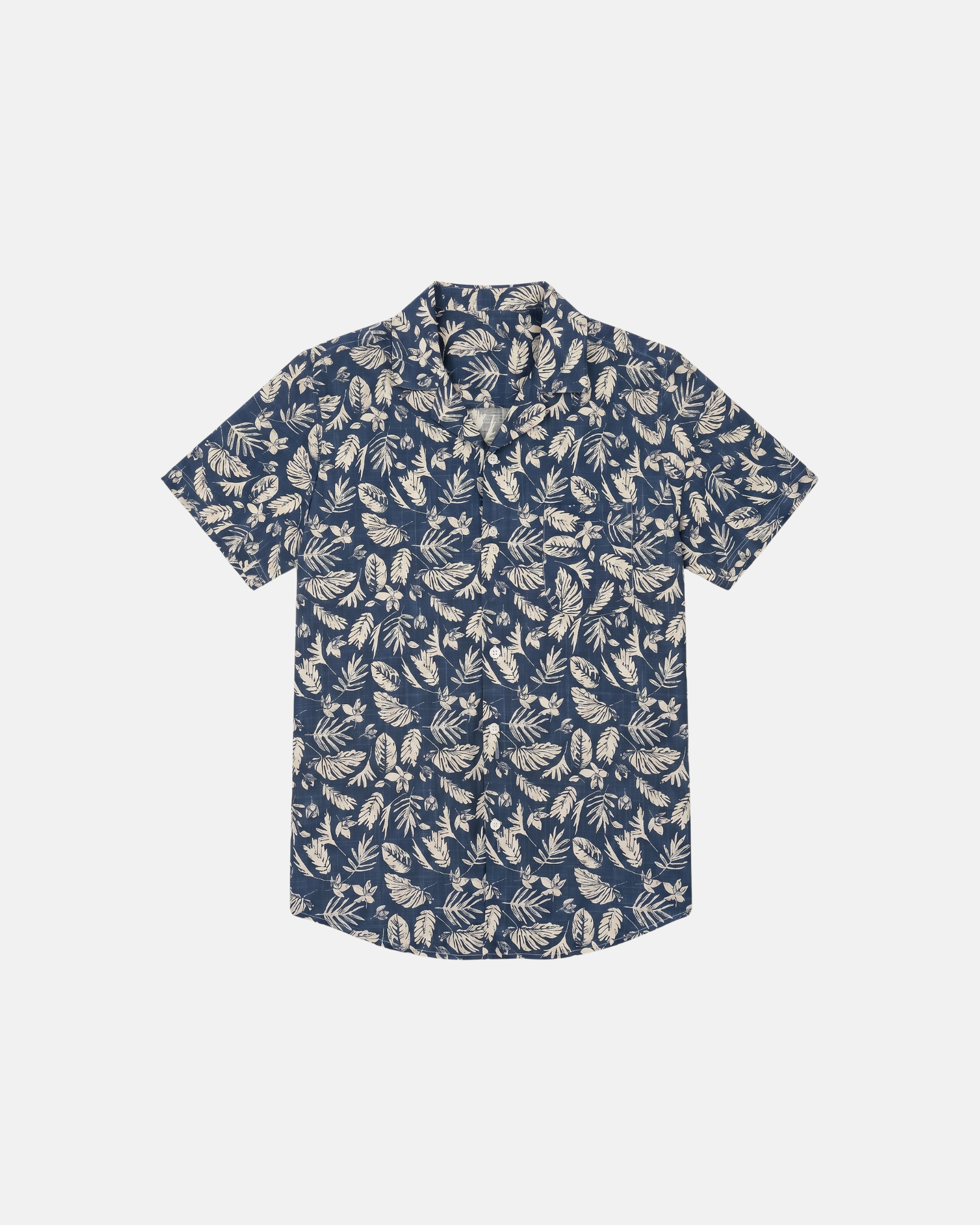 Monochrome Jungle Shirt -Navy Jungle