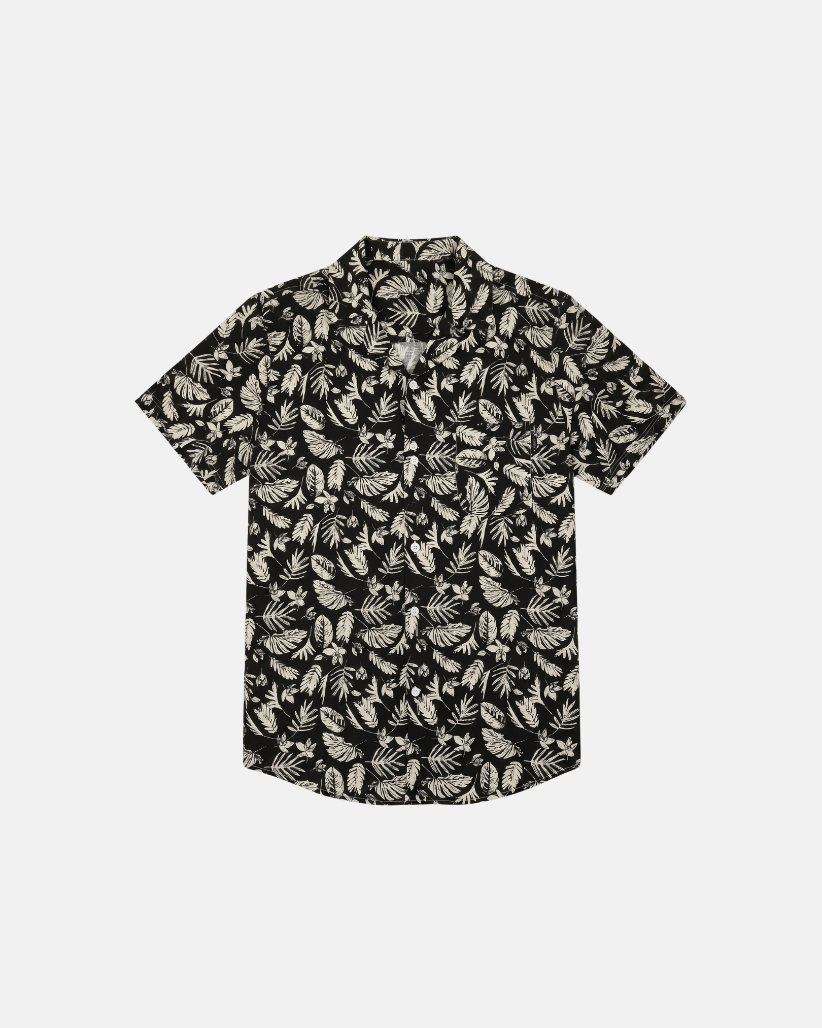 Monochrome Jungle Shirt - Obsidian Jungle