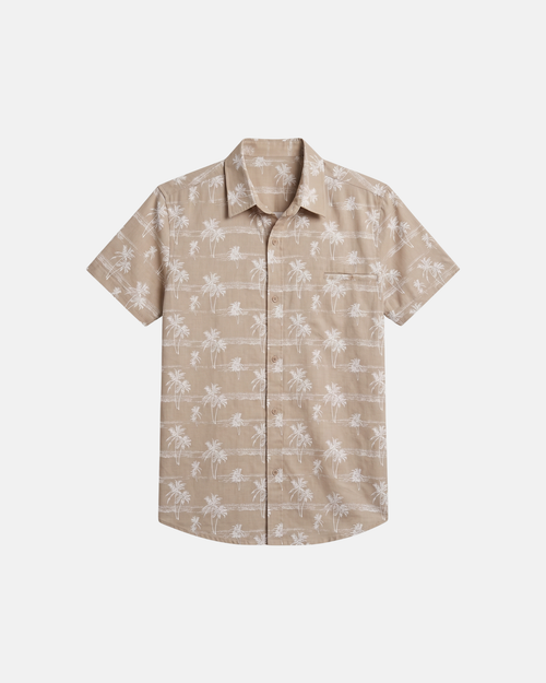 Sahara Palm Shirt - Desert Sand