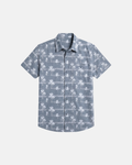 Sahara Palm Shirt - Oasis Blue