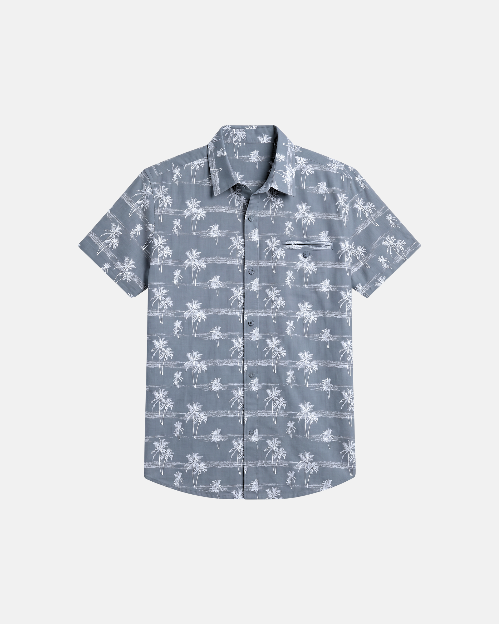 Sahara Palm Shirt - Oasis Blue
